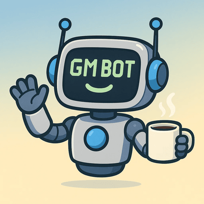 GM Bot Character - Your friendly morning companion